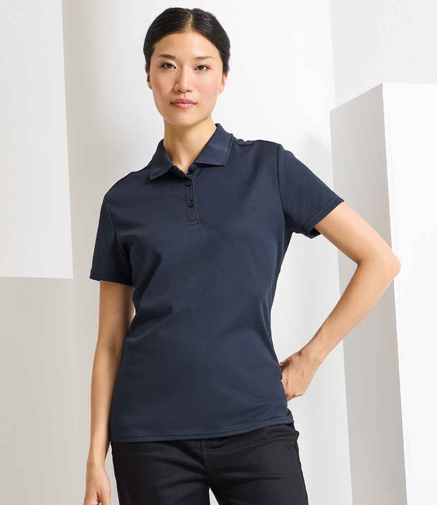 Premier Premier Ladies Spun Dyed Recycled Polo Shirt French Navy