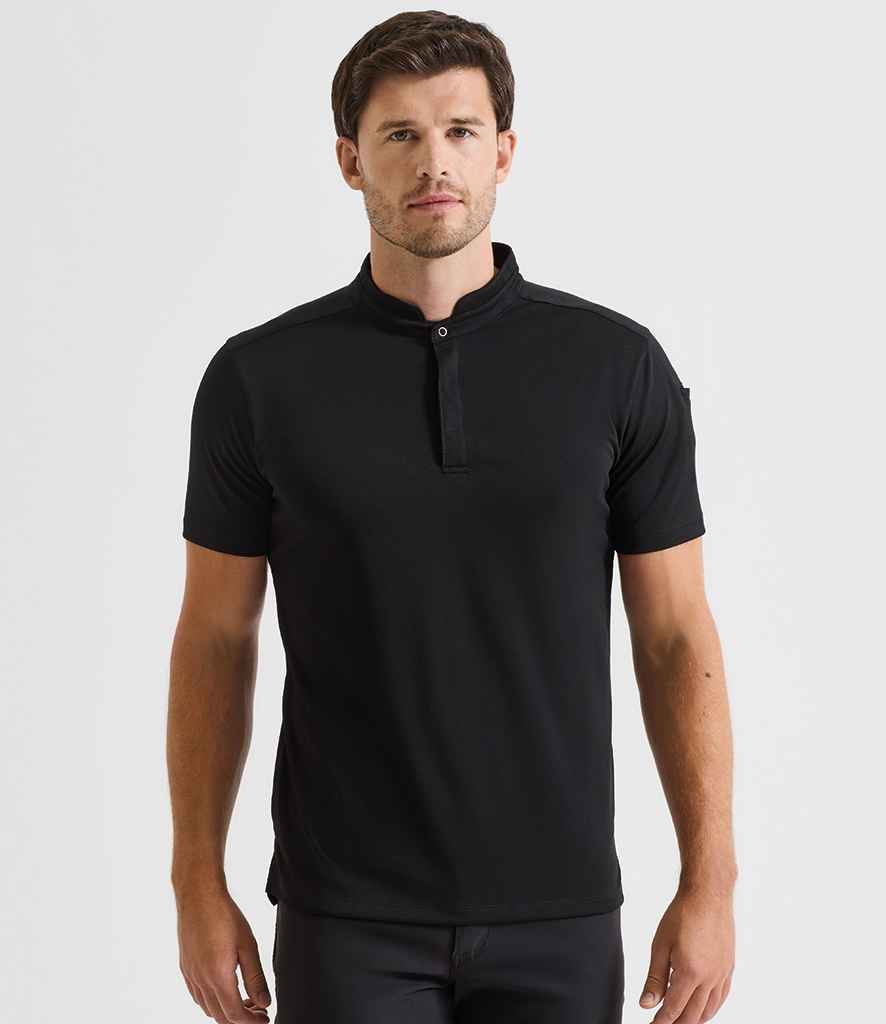 Premier Premier Essential Coolchecker® Short Sleeve Chef's Shirt Black