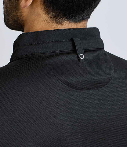 Premier Premier Essential Coolchecker® Short Sleeve Chef's Shirt Black