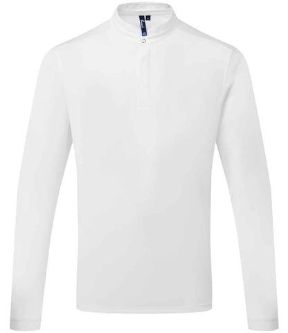 Premier Essential Coolchecker® Long Sleeve Chef's Shirt in White