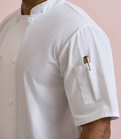Premier Short Sleeve Chef's Jacket - model image