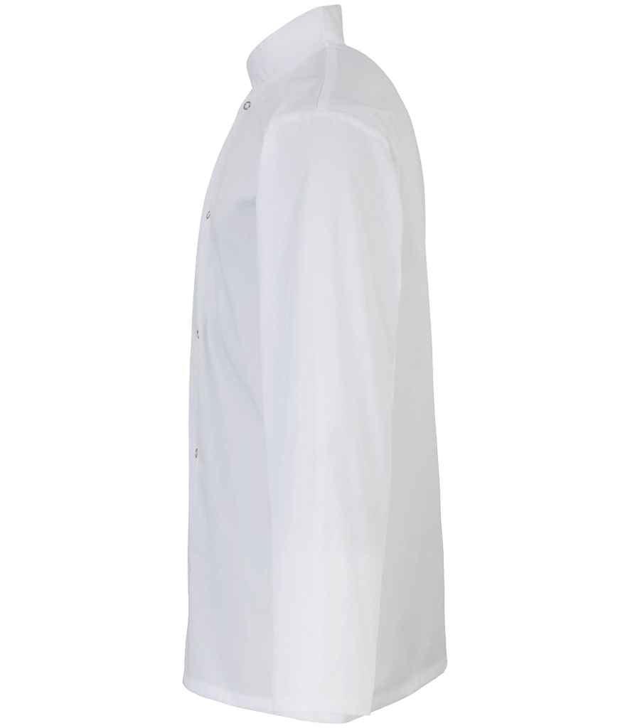 Premier Unisex Long Sleeve Stud Front Chef's Jacket