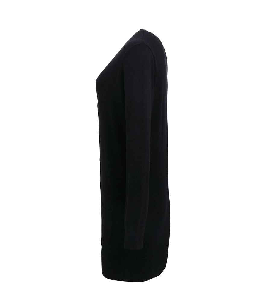 Premier Ladies Longline V Neck Cardigan