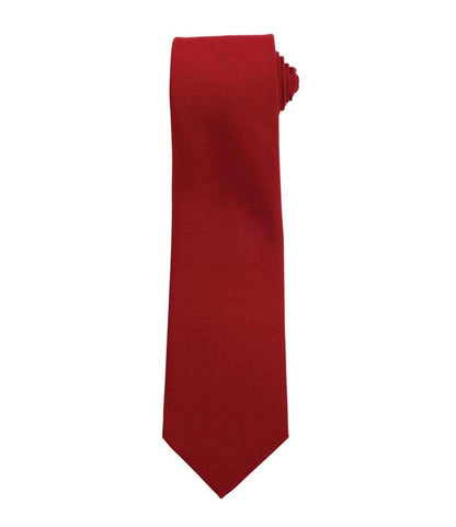 Premier Work Tie in Burgundy