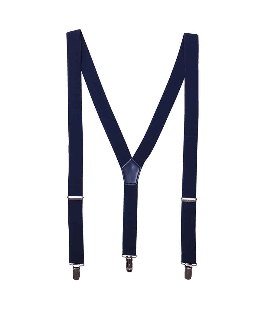 Premier Clip On Braces in Navy