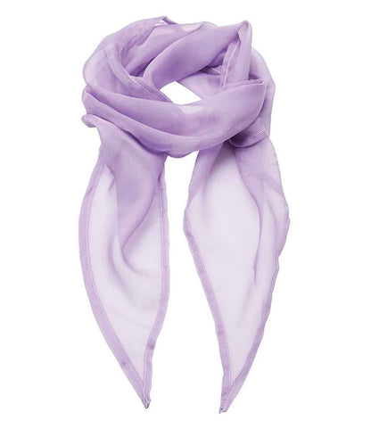 Premier 'Colours' Chiffon Scarf in Lilac