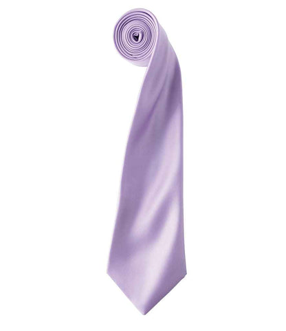 Premier 'Colours' Satin Tie in Lilac