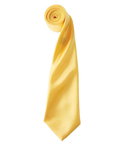 Premier 'Colours' Satin Tie in Sunflower