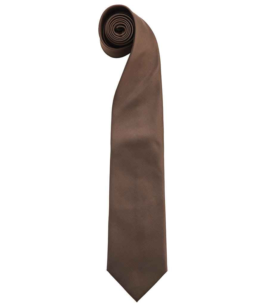 Premier 'Colours' Fashion Tie in Brown