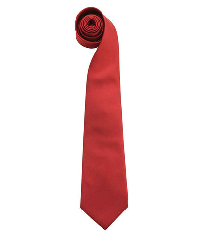 Premier 'Colours' Fashion Tie in Burgundy