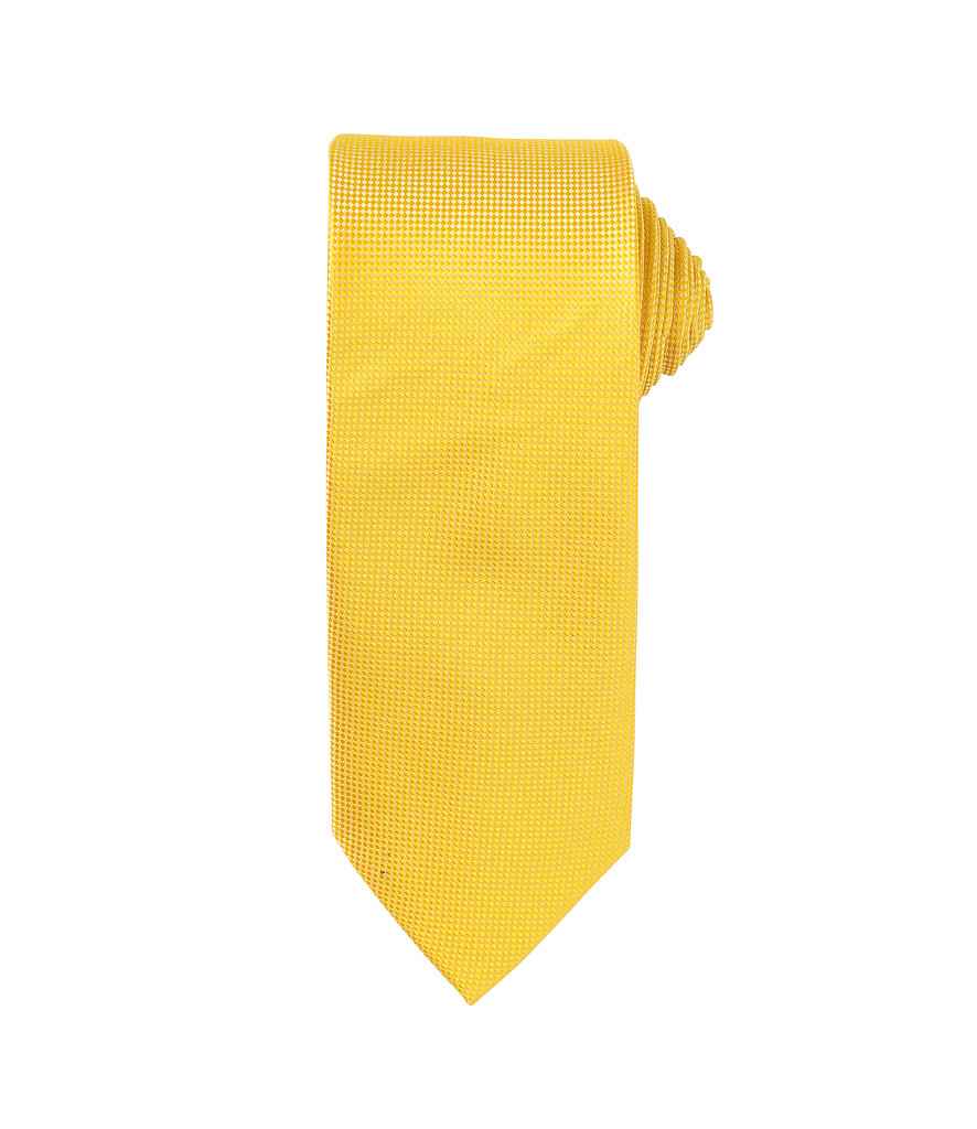 Premier Micro Waffle Tie in Sunflower