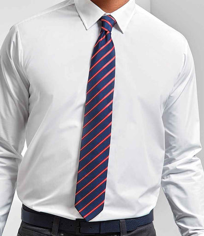 Premier Sports Stripe Tie - model image