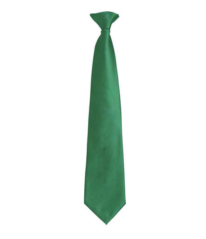 Premier 'Colours' Fashion Clip Tie in Emerald