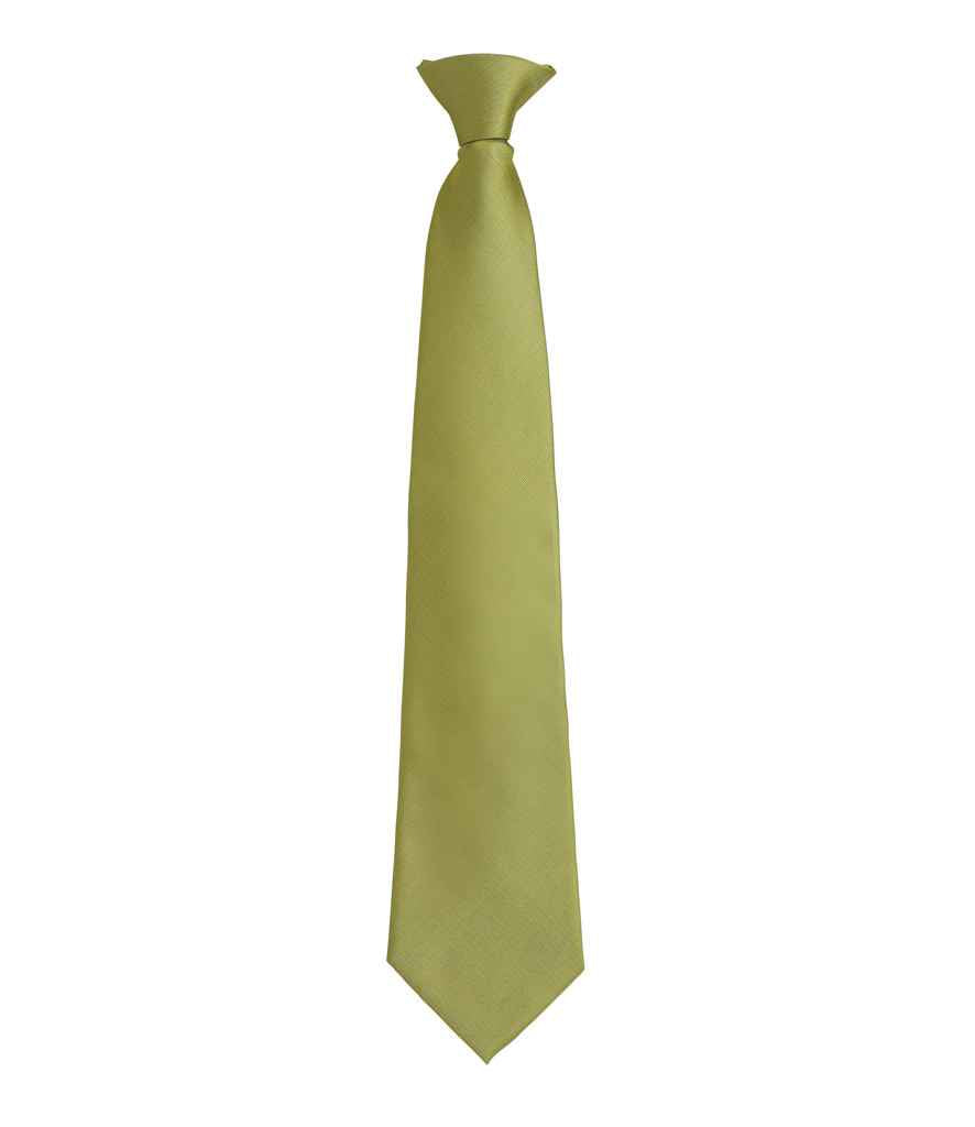 Premier 'Colours' Fashion Clip Tie in Grass