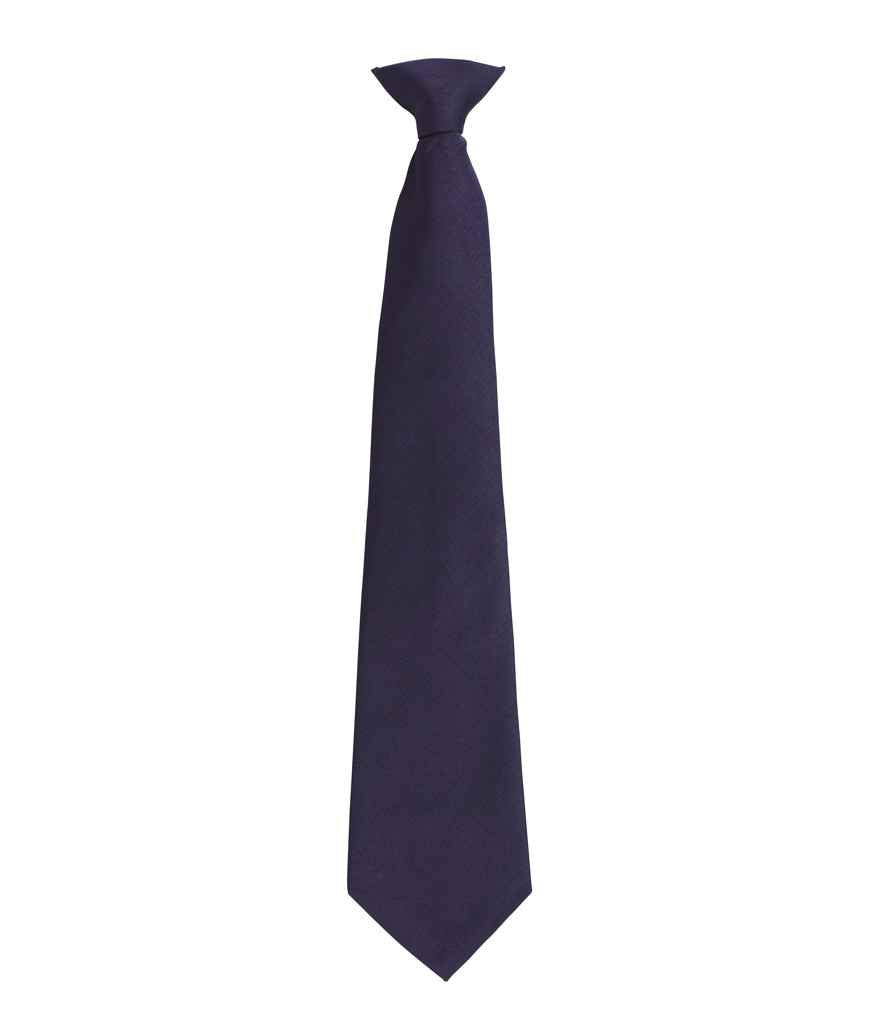 Premier 'Colours' Fashion Clip Tie in Navy