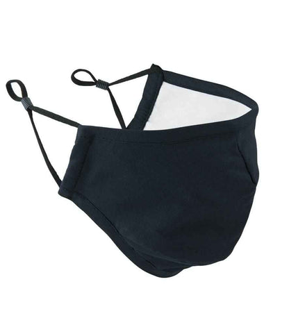 Premier Washable 3-Layer Face Mask with Carbon Filter Option in Black