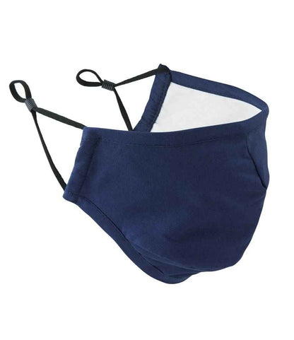 Premier Washable 3-Layer Face Mask with Carbon Filter Option in Navy