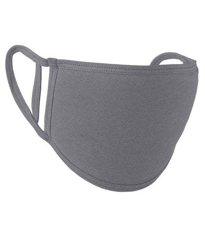 Premier Washable 2-Ply Face Cover - Pack of 5 in Heather Grey