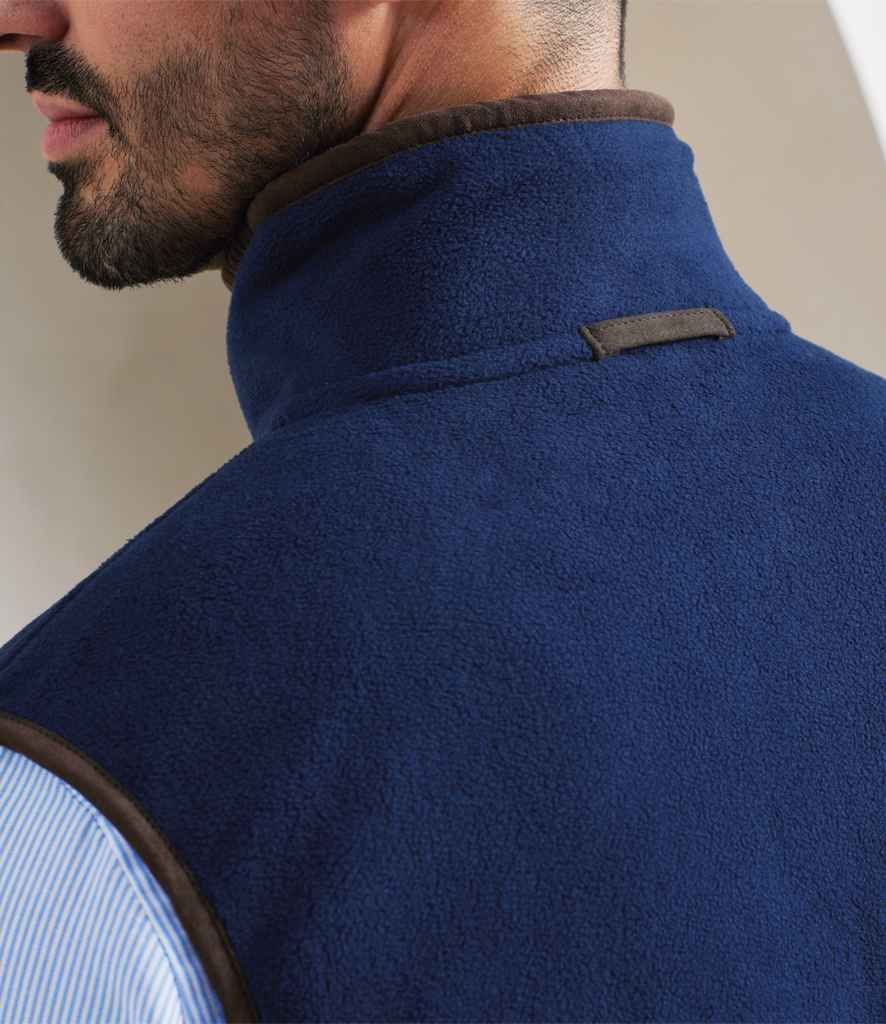 Premier Premier Artisan Fleece Gilet Navy/Brown
