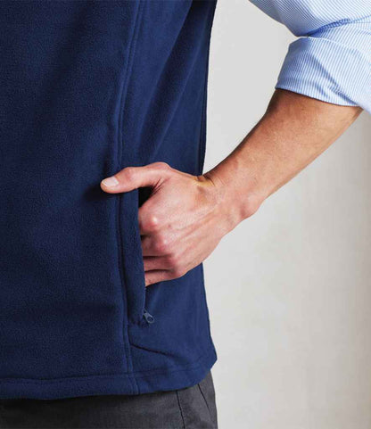 Premier Premier Artisan Fleece Gilet Navy/Brown