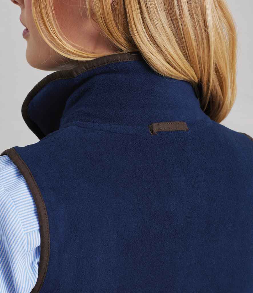 Premier Premier Ladies Artisan Fleece Gilet Navy/Brown