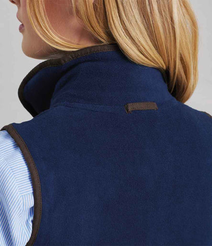 Premier Premier Ladies Artisan Fleece Gilet Navy/Brown