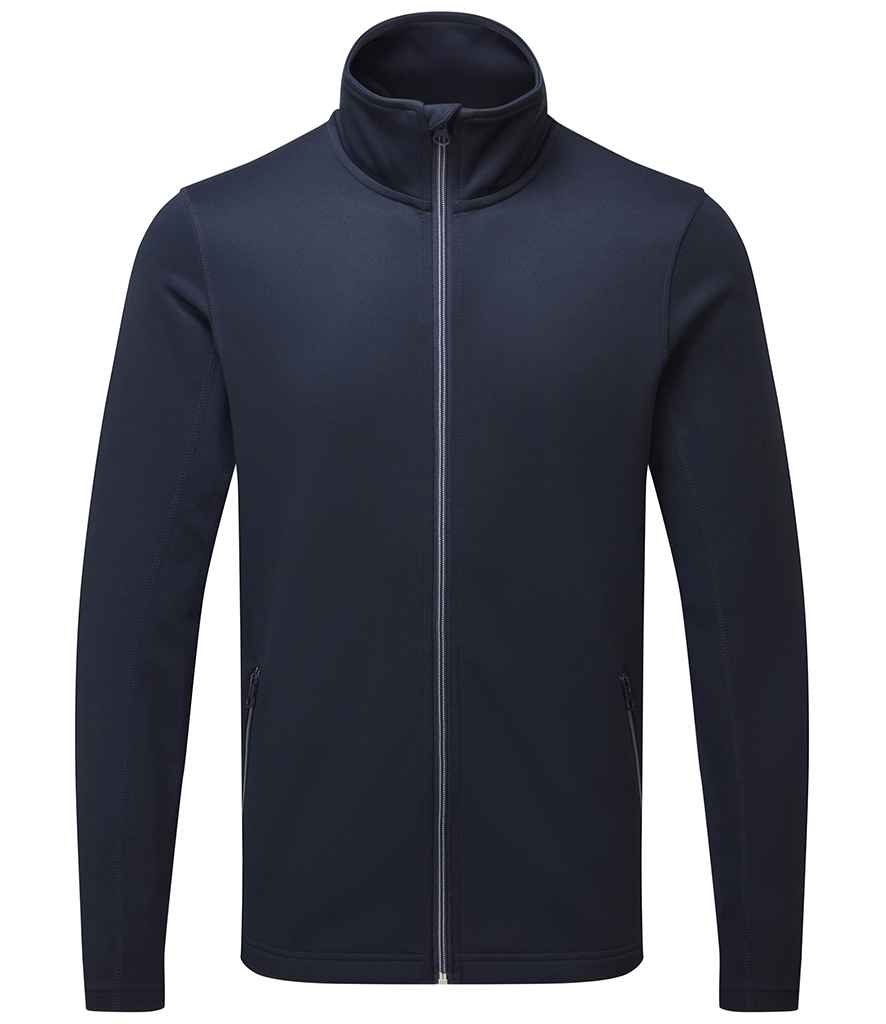Premier Premier Spun Dyed Recycled Zip Through Sweat Jacket French Navy