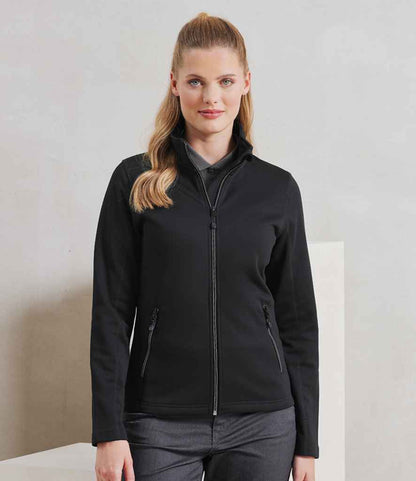 Premier Premier Ladies Spun Dyed Recycled Zip Through Sweat Jacket Black