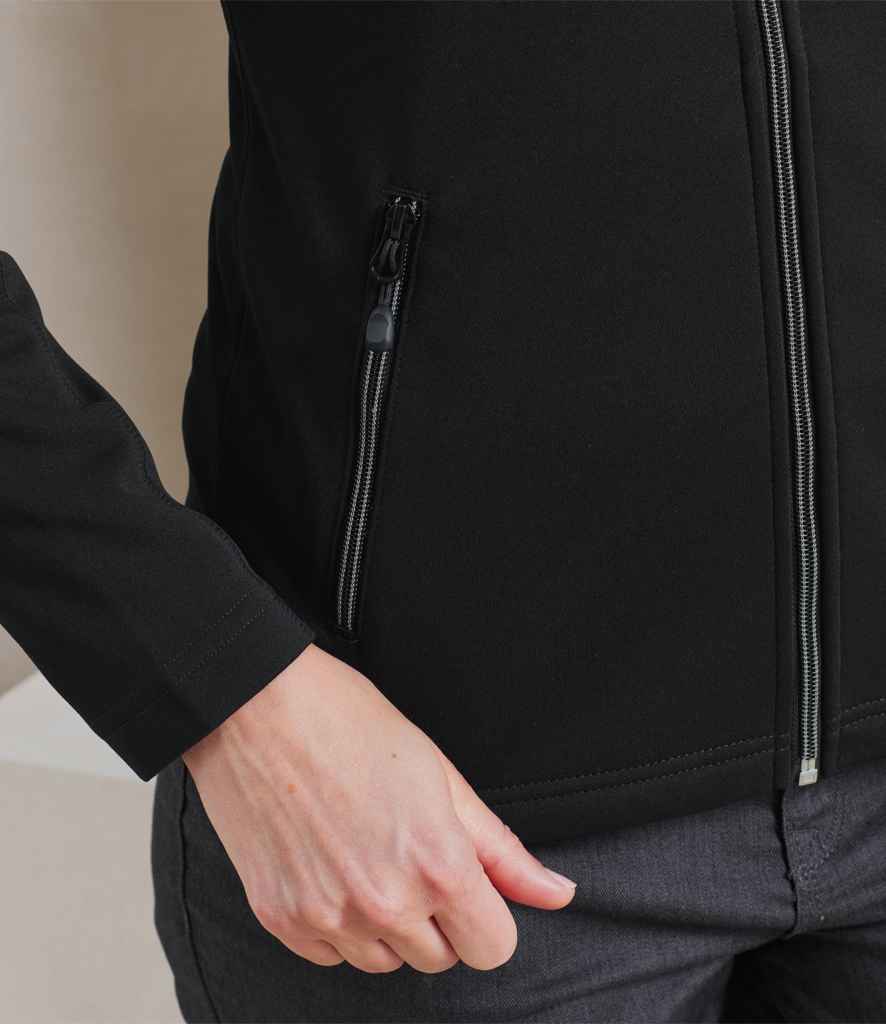 Premier Ladies Spun Dyed Recycled Zip Through Sweat Jacket - model image