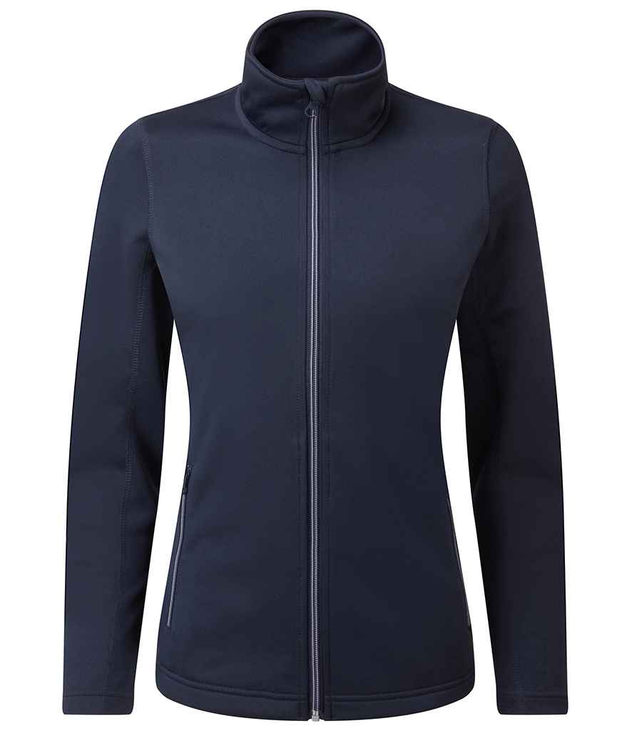 Premier Premier Ladies Spun Dyed Recycled Zip Through Sweat Jacket French Navy