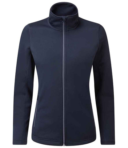 Premier Premier Ladies Spun Dyed Recycled Zip Through Sweat Jacket French Navy
