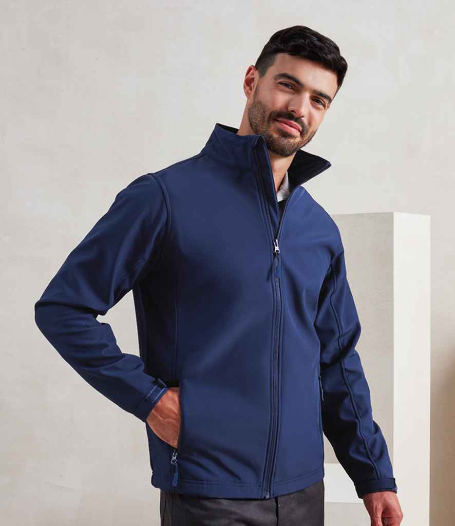 Premier Premier Windchecker® Recycled Printable Soft Shell Jacket Navy