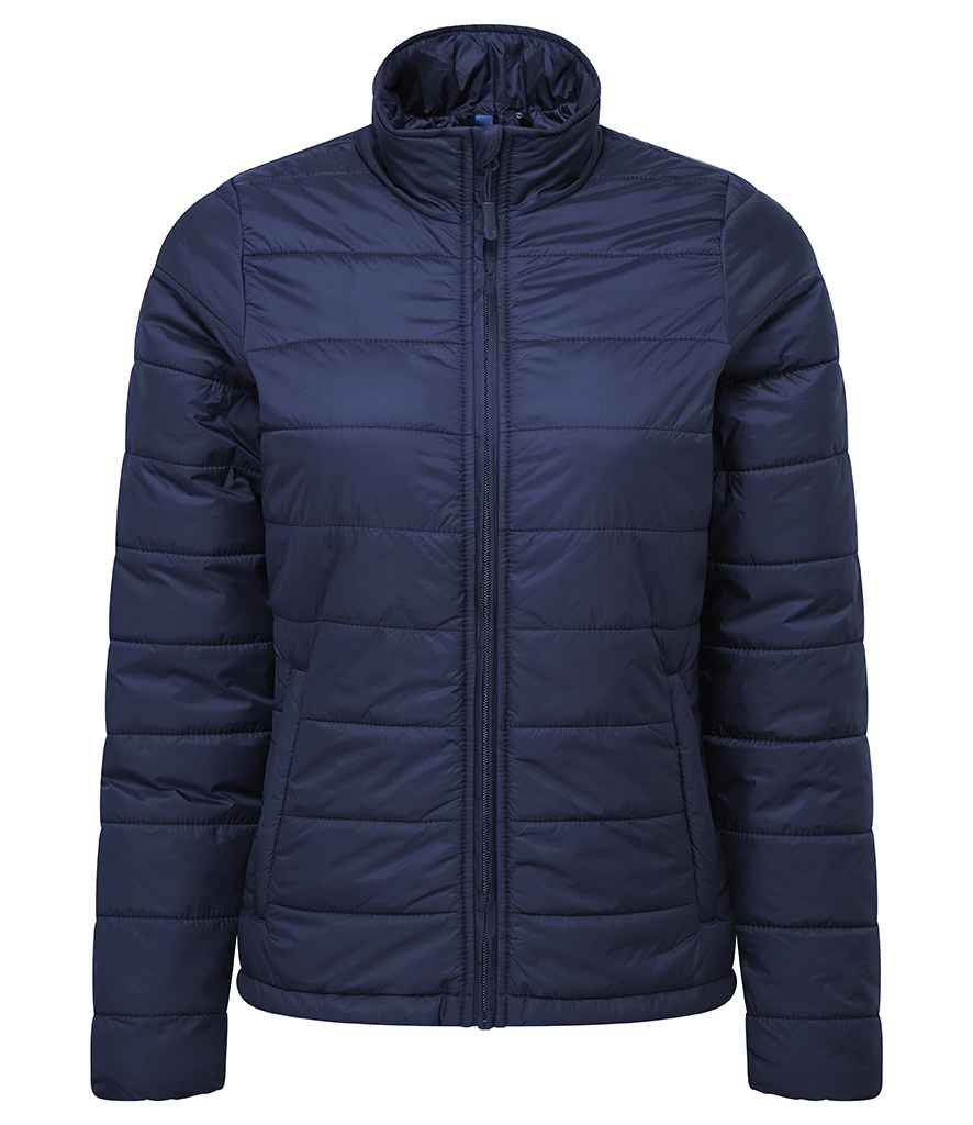 Premier Ladies Recyclight® Padded Jacket in Navy