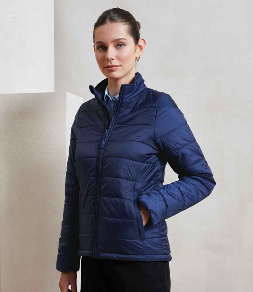 Premier Premier Ladies Recyclight® Padded Jacket Navy