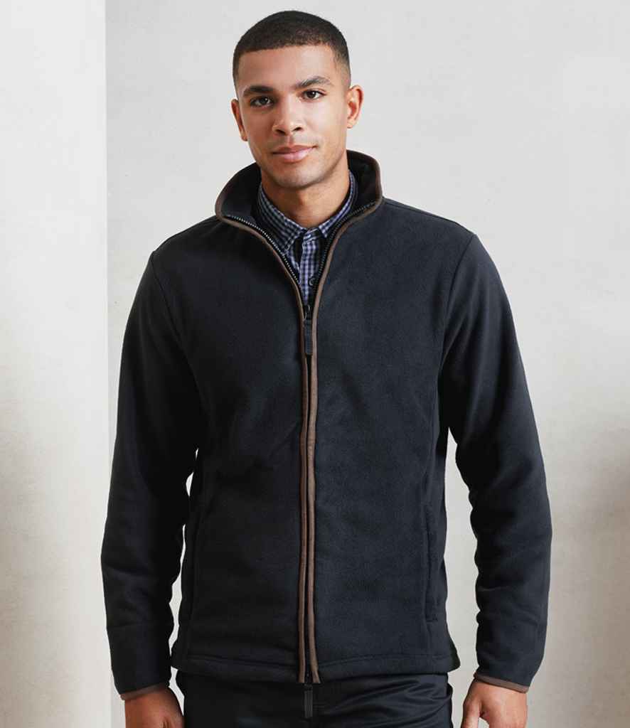 Premier Premier Artisan Fleece Jacket Black/Brown