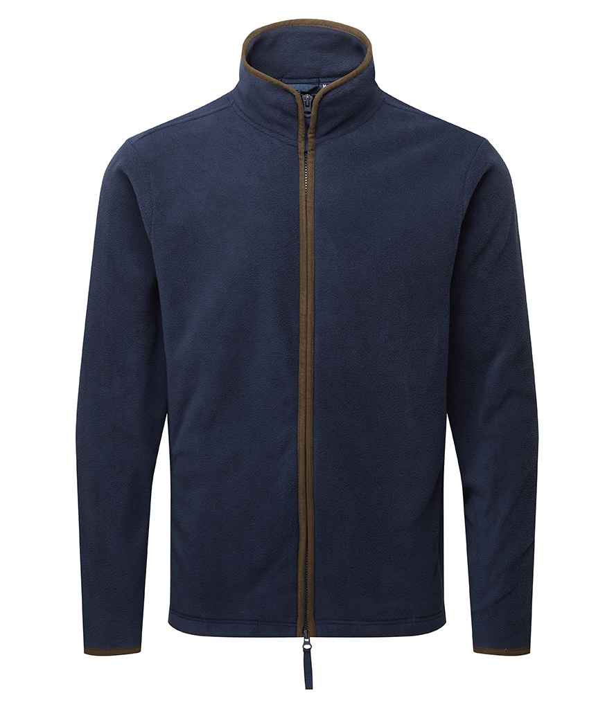 Premier Premier Artisan Fleece Jacket Navy/Brown
