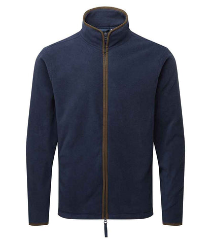 Premier Premier Artisan Fleece Jacket Navy/Brown