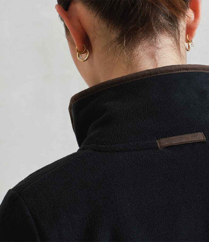 Premier Premier Ladies Artisan Fleece Jacket Black/Brown
