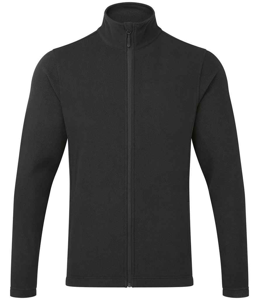 Premier Recyclight® Full Zip Micro Fleece Jacket in Black