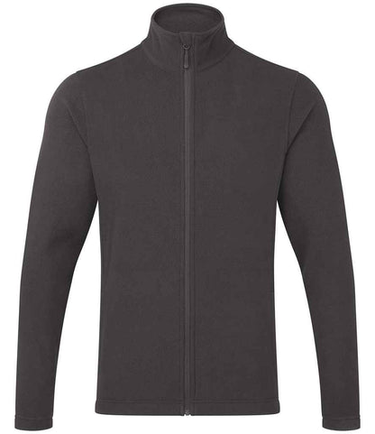 Premier Recyclight® Full Zip Micro Fleece Jacket in Dark Grey