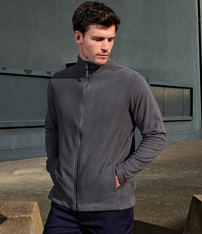 Premier Premier Recyclight® Full Zip Micro Fleece Jacket Dark Grey