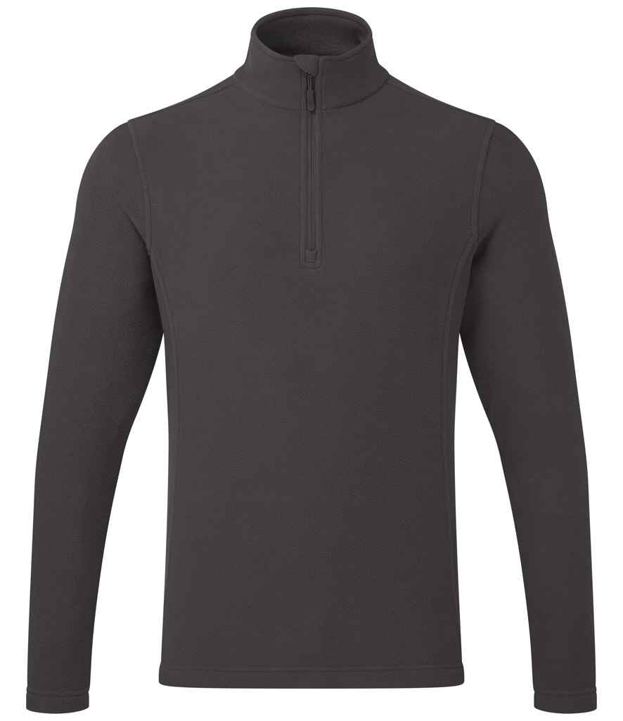 Premier Premier Unisex Recyclight® 1/4 Zip Fleece Dark Grey