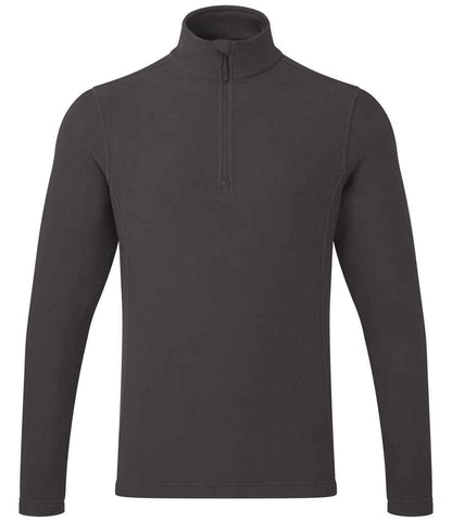 Premier Premier Unisex Recyclight® 1/4 Zip Fleece Dark Grey