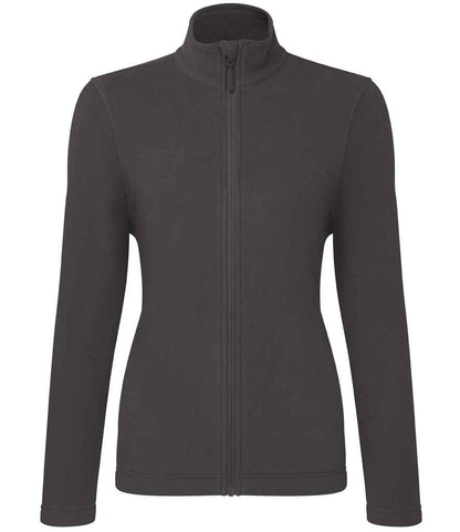 Premier Ladies Recyclight® Full Zip Micro Fleece Jacket in Dark Grey