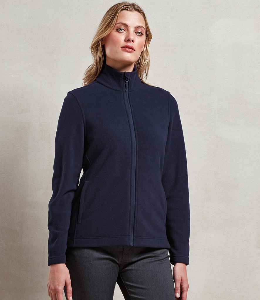 Premier Premier Ladies Recyclight® Full Zip Micro Fleece Jacket Navy