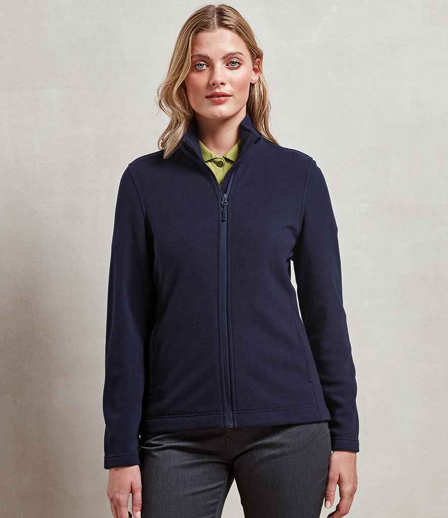 Premier Premier Ladies Recyclight® Full Zip Micro Fleece Jacket Navy