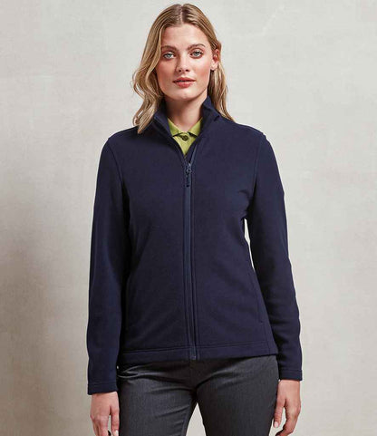 Premier Premier Ladies Recyclight® Full Zip Micro Fleece Jacket Navy