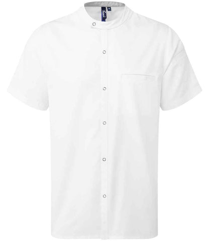 Premier Recyclight® Short Sleeve Chef's Shirt in White