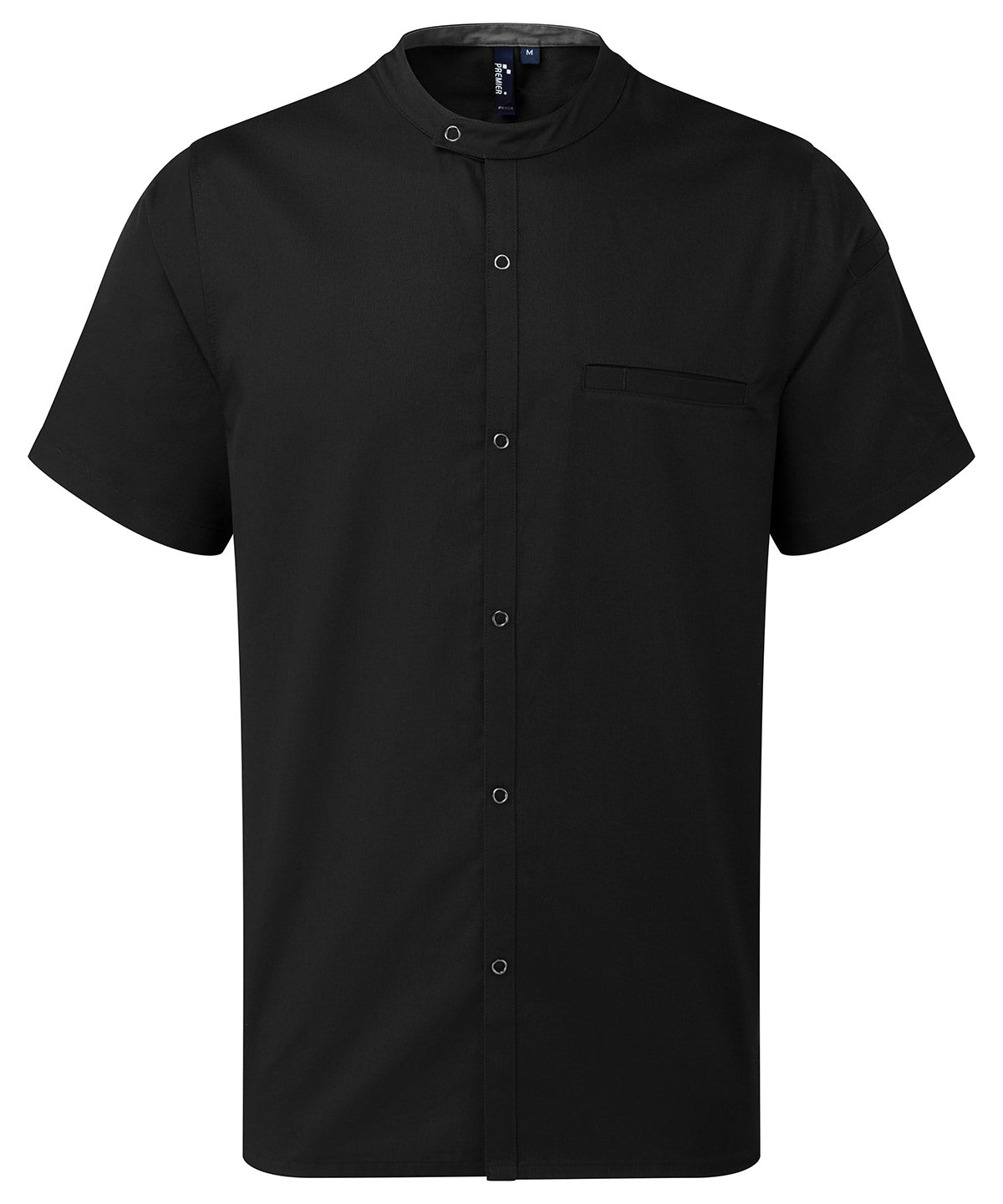 Premier Chef's 'Recyclight' Short Sleeve Shirt Black