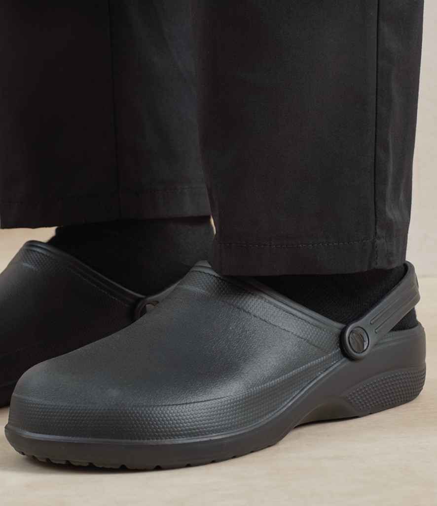 Premier Premier Chef's Anti-Slip Anchor Clogs Black